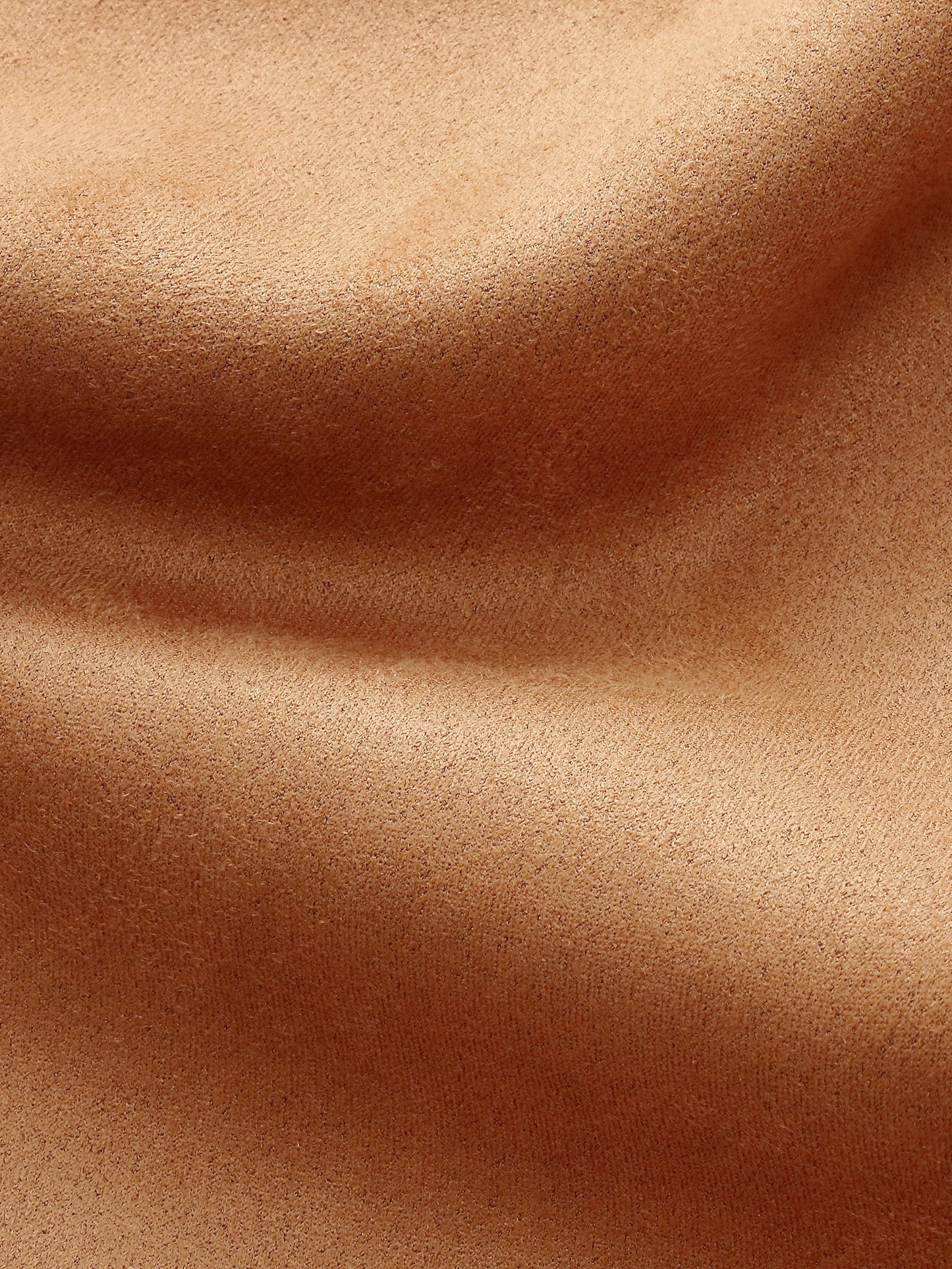 Kahve Suede Dantel Splicing Elbise