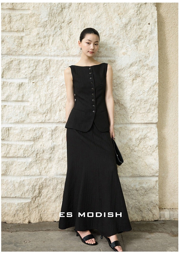 Alvera Yelek & Midi Etek Takım