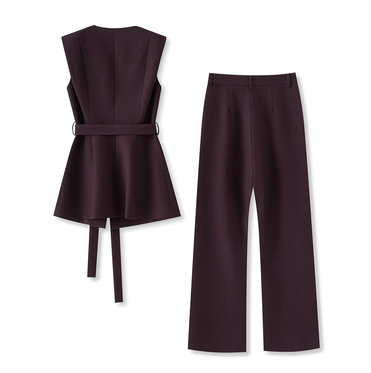 Modern Uzun Yelek & Mikro-Kesim Pantolon Takım