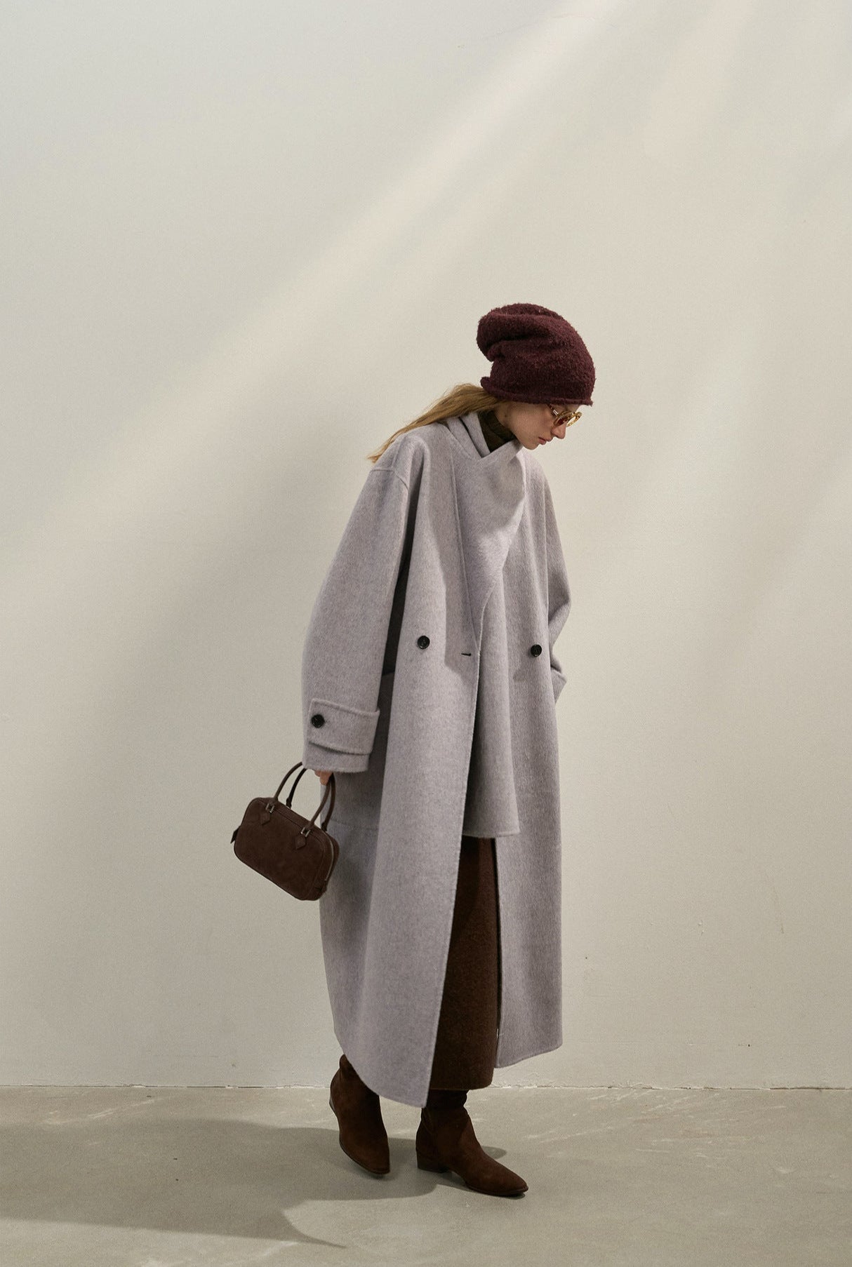 %88.6 Kuzu Yünü Şal Yaka Yünlü Kaban