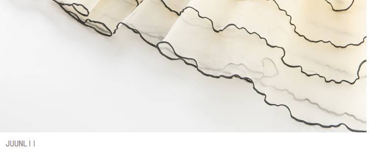 Kadife & Tül Blok Detaylı Uzun Elbise