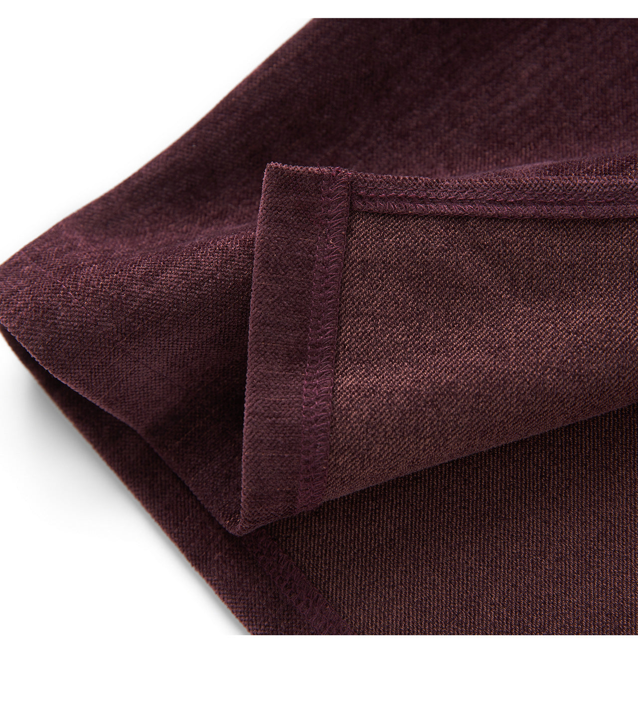 Zarif Kiraz Moru İşlemeli Chenille Elbise