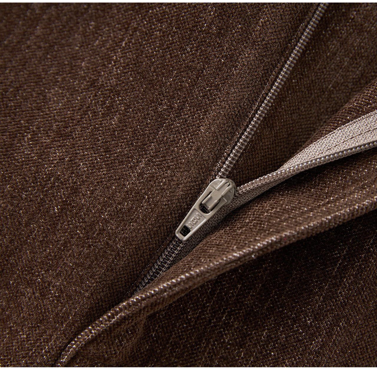 Retro Peluş Dokulu Yüksek Bel Kışlık Kısa Etek (Kemersiz)