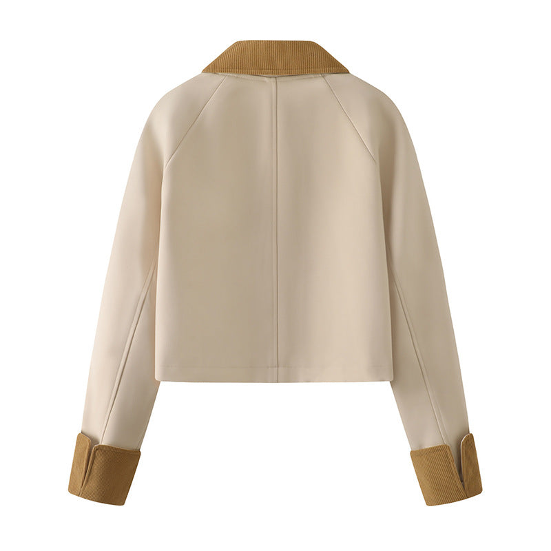 Kısa, Modern Tasarım Dikiş Detaylı Ceket