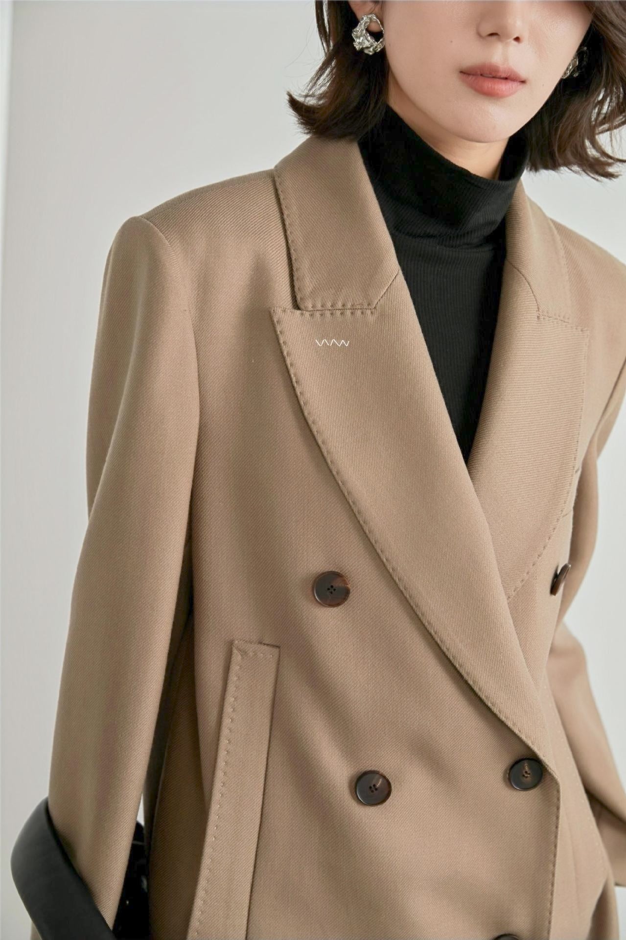 Rock Oversize Blazer Yün Ceket