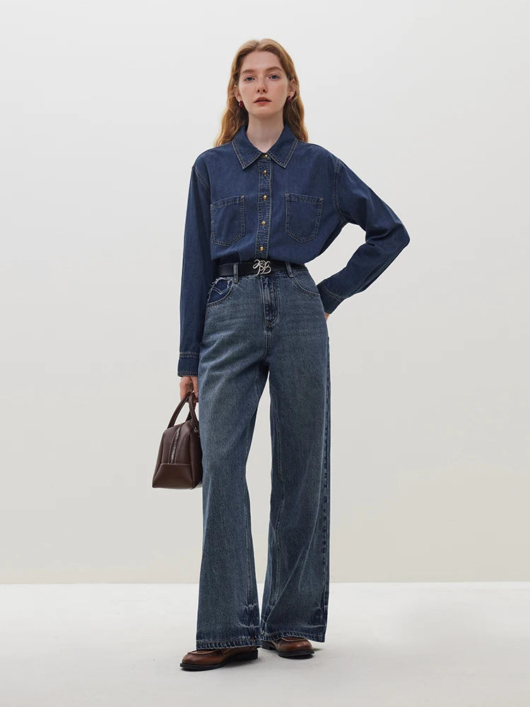 Yumuşak Denim Gömlek