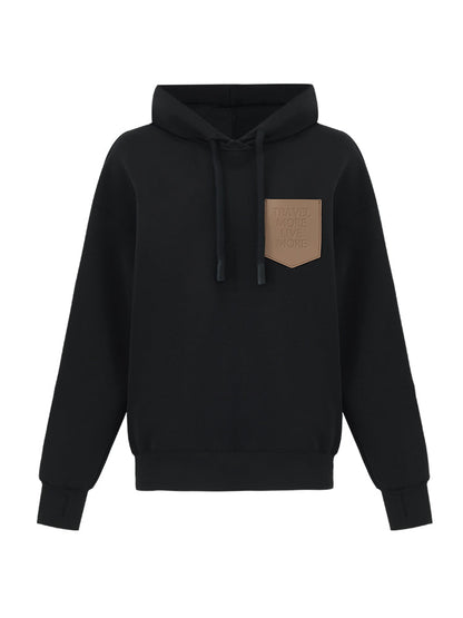 Pamuklu Pullover Oversize Kadın Kapşonlu Sweatshirt