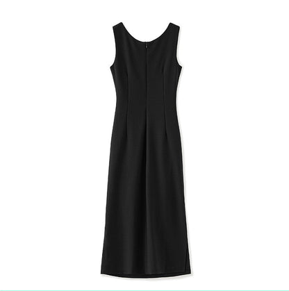 Amélie Noir Maxi Elbise