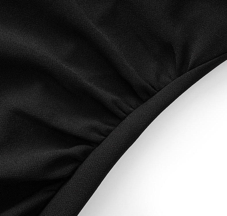 Amélie Noir Maxi Elbise