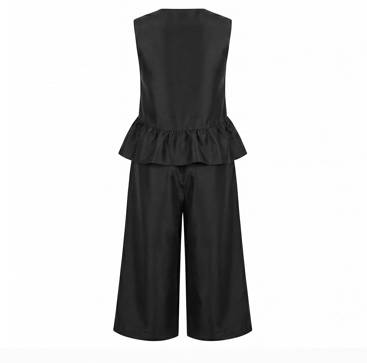 Emilia Luxe Yelek ve Crop Pantolon Takımı