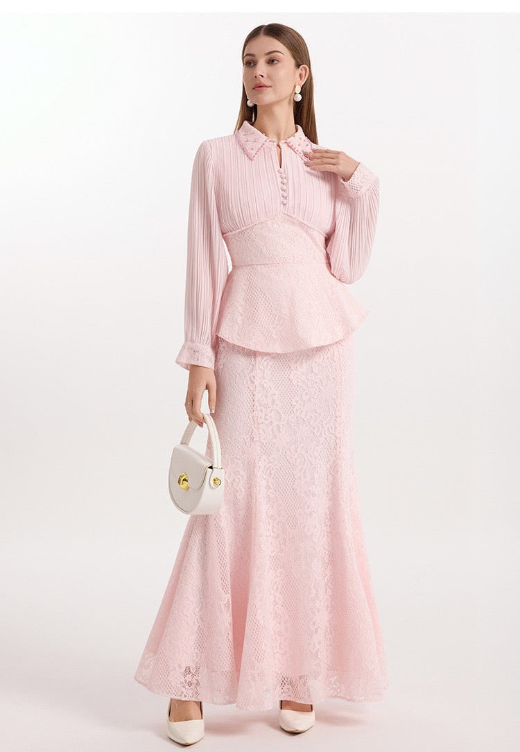 Zarif Kesim İkili Etek Takım