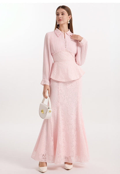 Zarif Kesim İkili Etek Takım