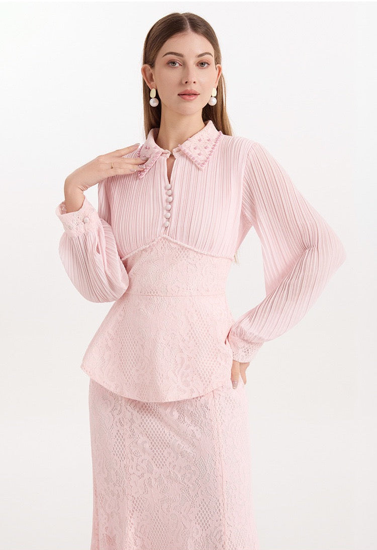 Zarif Kesim İkili Etek Takım