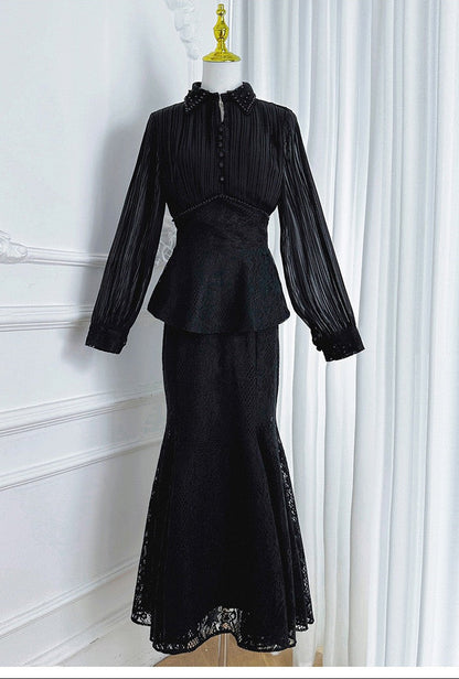 Zarif Kesim İkili Etek Takım