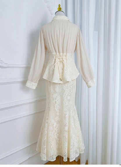 Zarif Kesim İkili Etek Takım