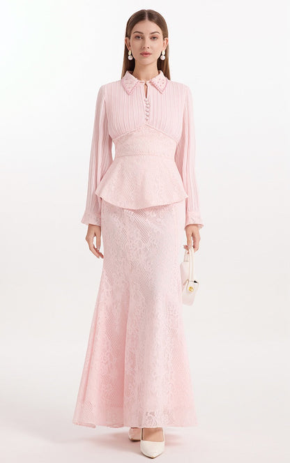 Zarif Kesim İkili Etek Takım