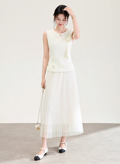Camille Floral Tulle Skirt Set