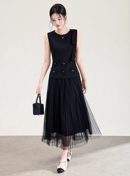 Camille Floral Tulle Skirt Set