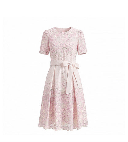 Adeline Embroidered Floral  Dress