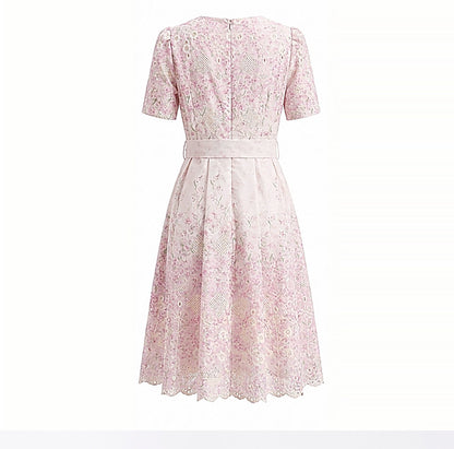 Adeline Embroidered Floral  Dress