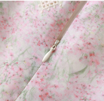 Adeline Embroidered Floral  Dress