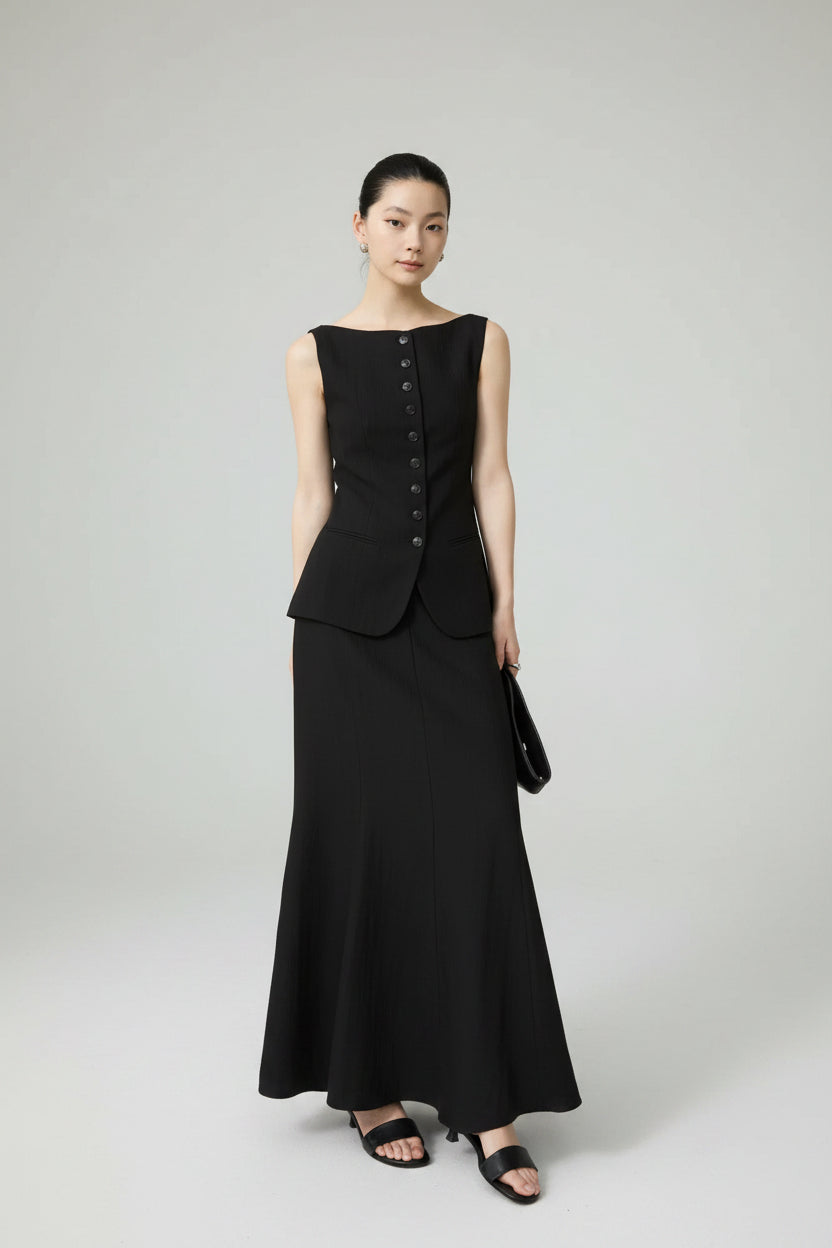 Alvera Yelek & Midi Etek Takım