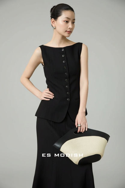 Alvera Yelek & Midi Etek Takım