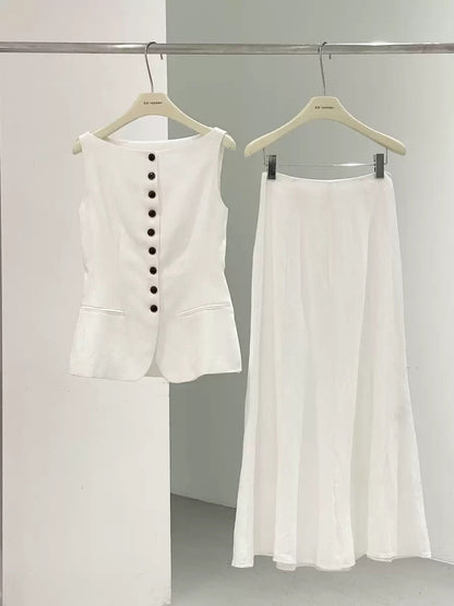 Alvera Yelek & Midi Etek Takım