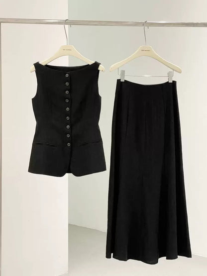 Alvera Yelek & Midi Etek Takım