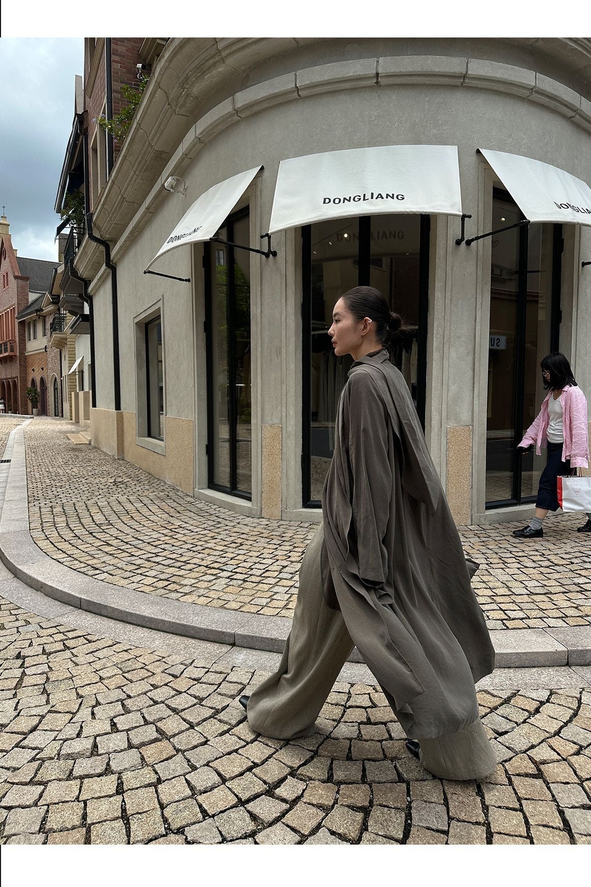 Elowyn Oversize Uzun Trençkot
