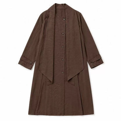 Elowyn Oversize Uzun Trençkot