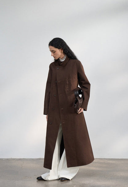 Marlowe Eskitme Efektli Pamuk Trençkot