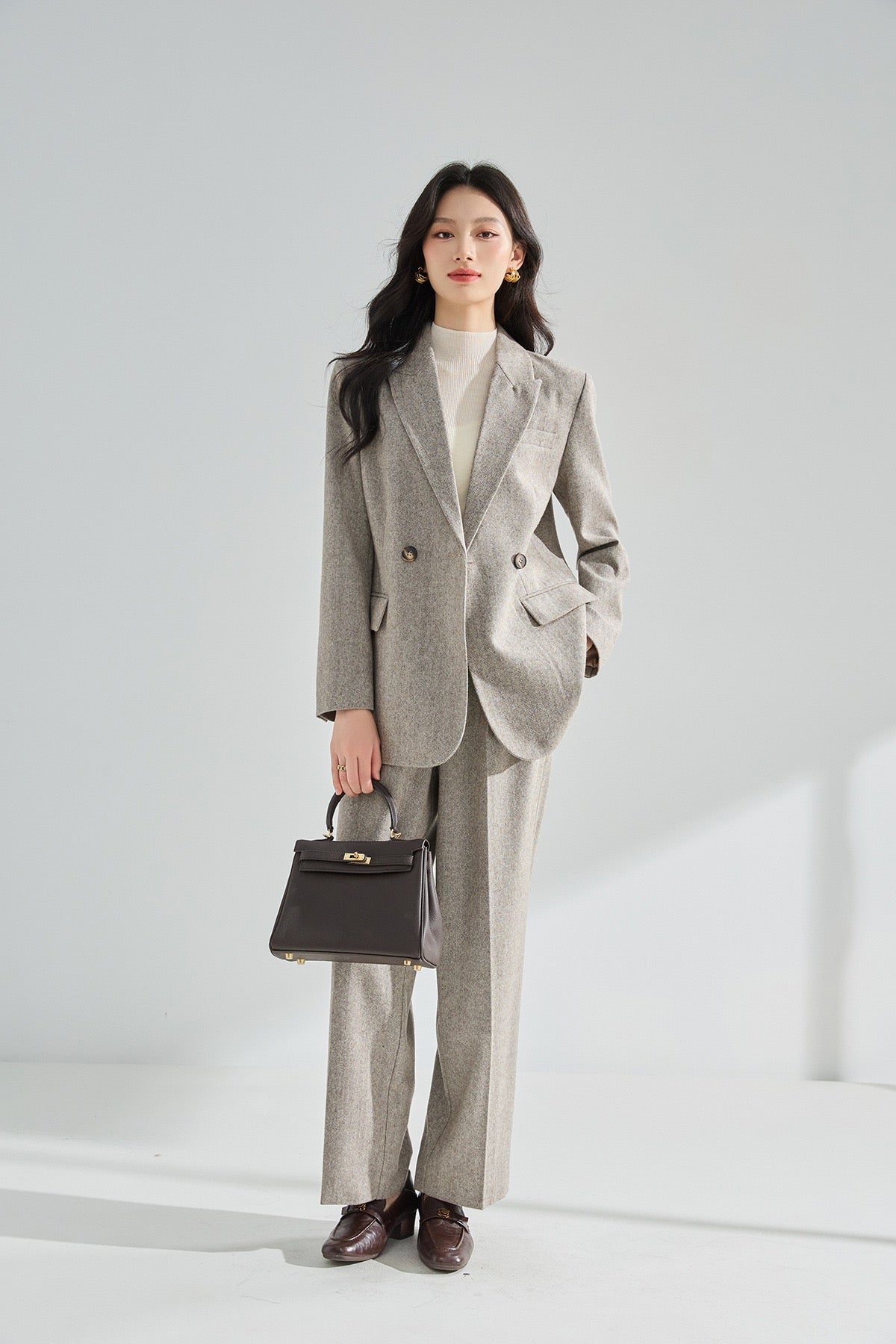 Arden Yün Karışımlı Blazer & Pantolon Takım
