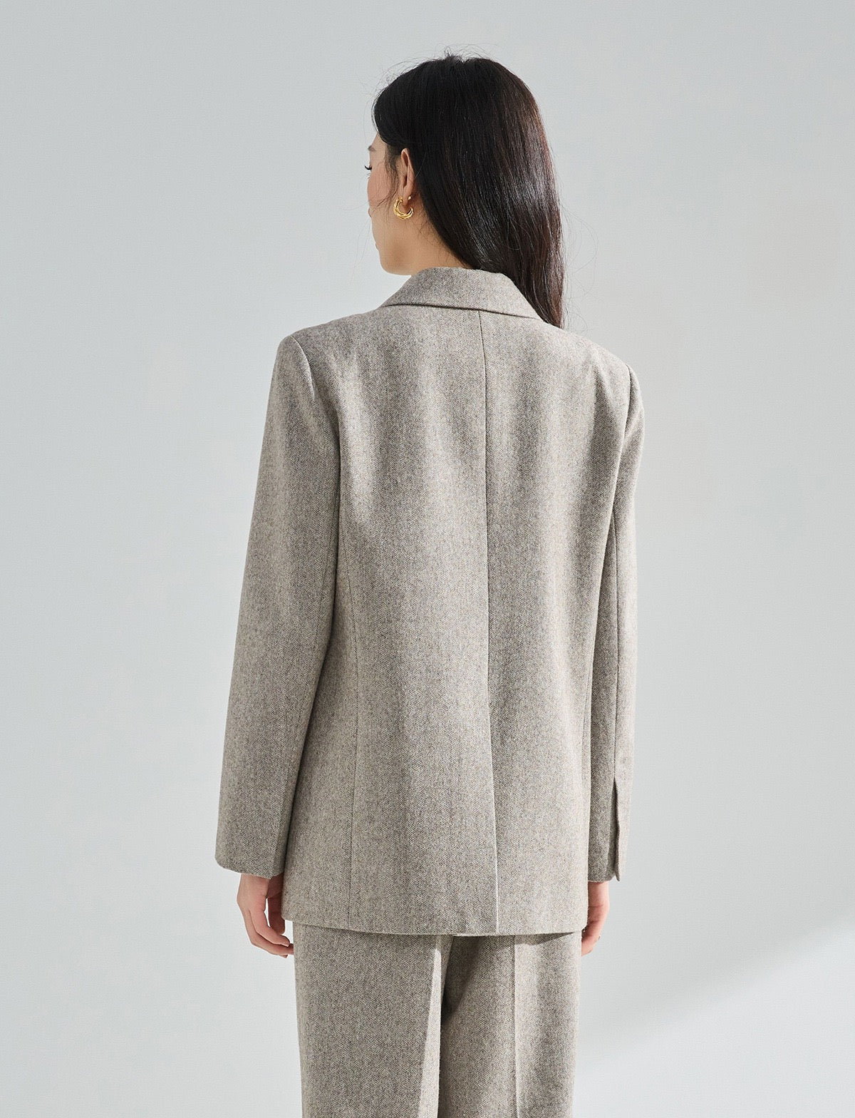 Arden Yün Karışımlı Blazer & Pantolon Takım