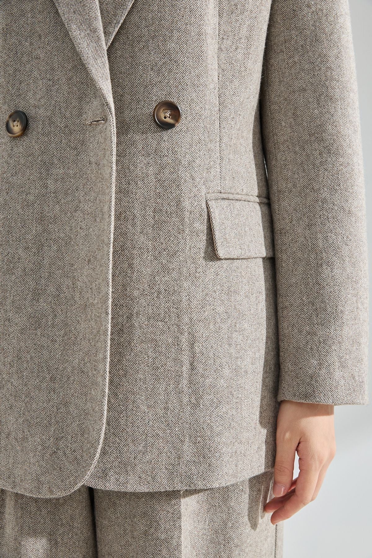 Arden Yün Karışımlı Blazer & Pantolon Takım