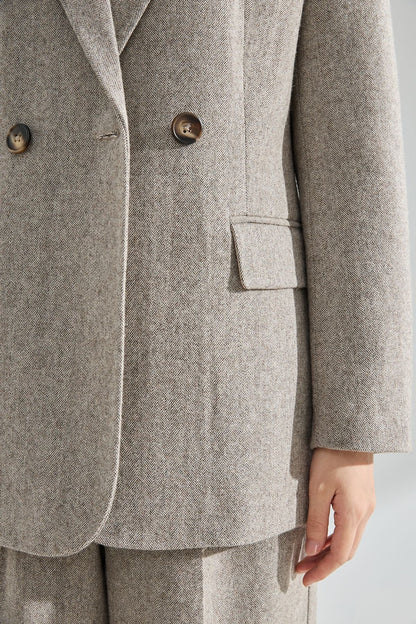 Arden Yün Karışımlı Blazer & Pantolon Takım