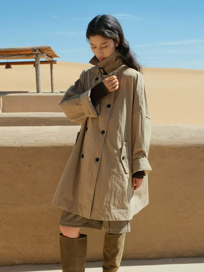 Arden Oversize Kruvaze Trençkot