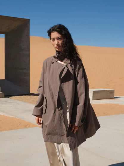Arden Oversize Kruvaze Trençkot