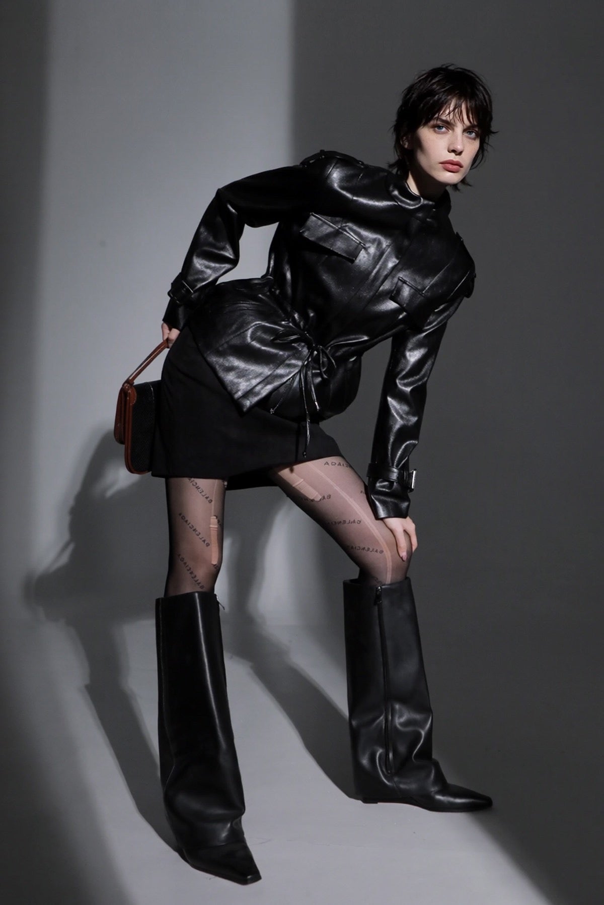 Arden Büzgü Belli Hakiki Kuzu Derisi Ceket
