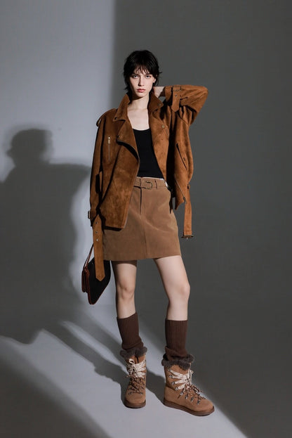 Sloane Vintage Süet Ceket