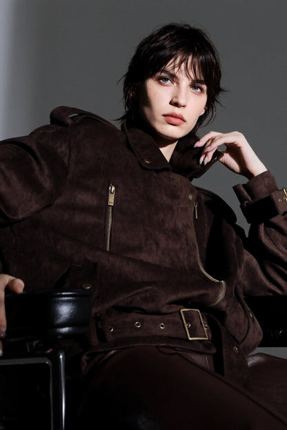Sloane Vintage Süet Ceket