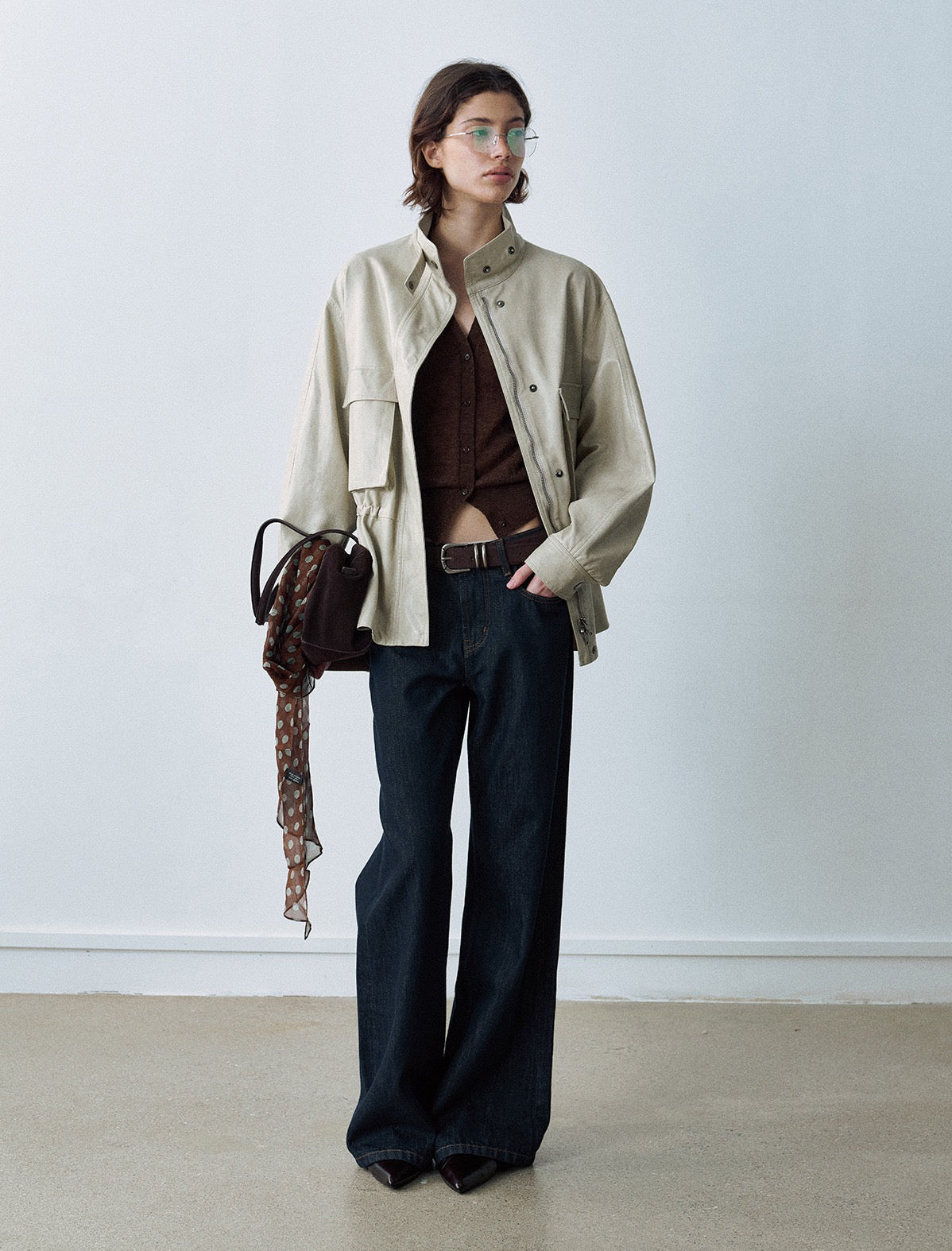 Arden Oversize Dik Yaka Ceket