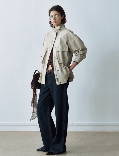 Arden Oversize Dik Yaka Ceket