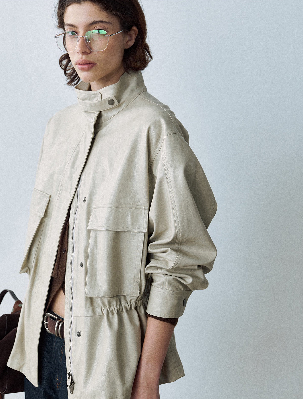 Arden Oversize Dik Yaka Ceket