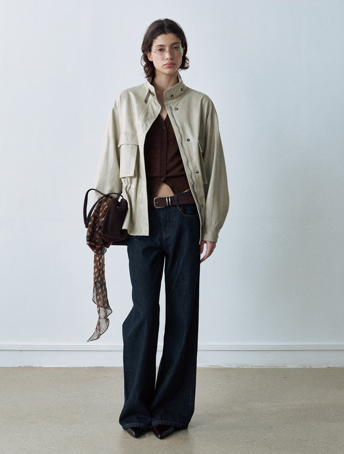 Arden Oversize Dik Yaka Ceket