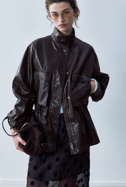 Arden Oversize Dik Yaka Ceket