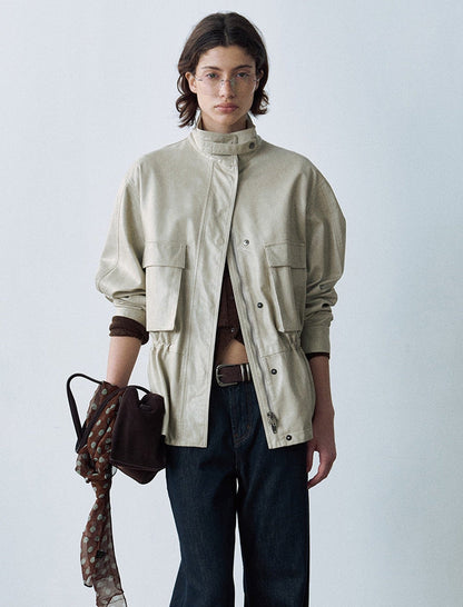 Arden Oversize Dik Yaka Ceket