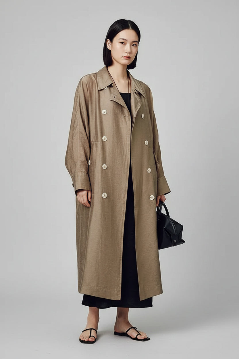 Kensington Tencel Lüks Yazlık Trençkot