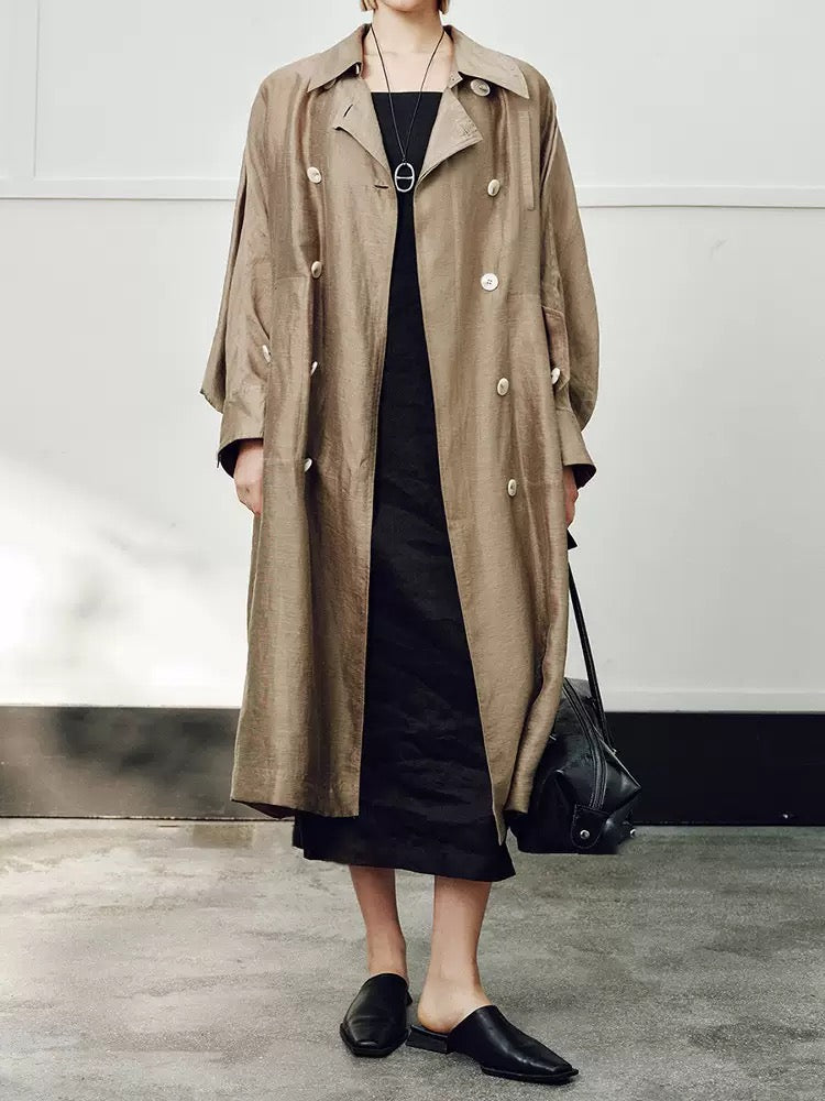 Kensington Tencel Lüks Yazlık Trençkot