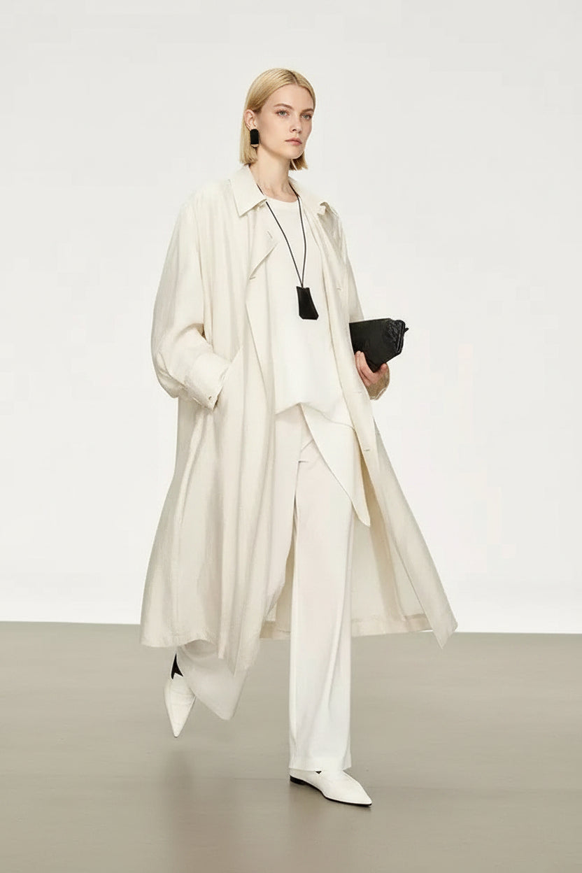 Kensington Tencel Lüks Yazlık Trençkot